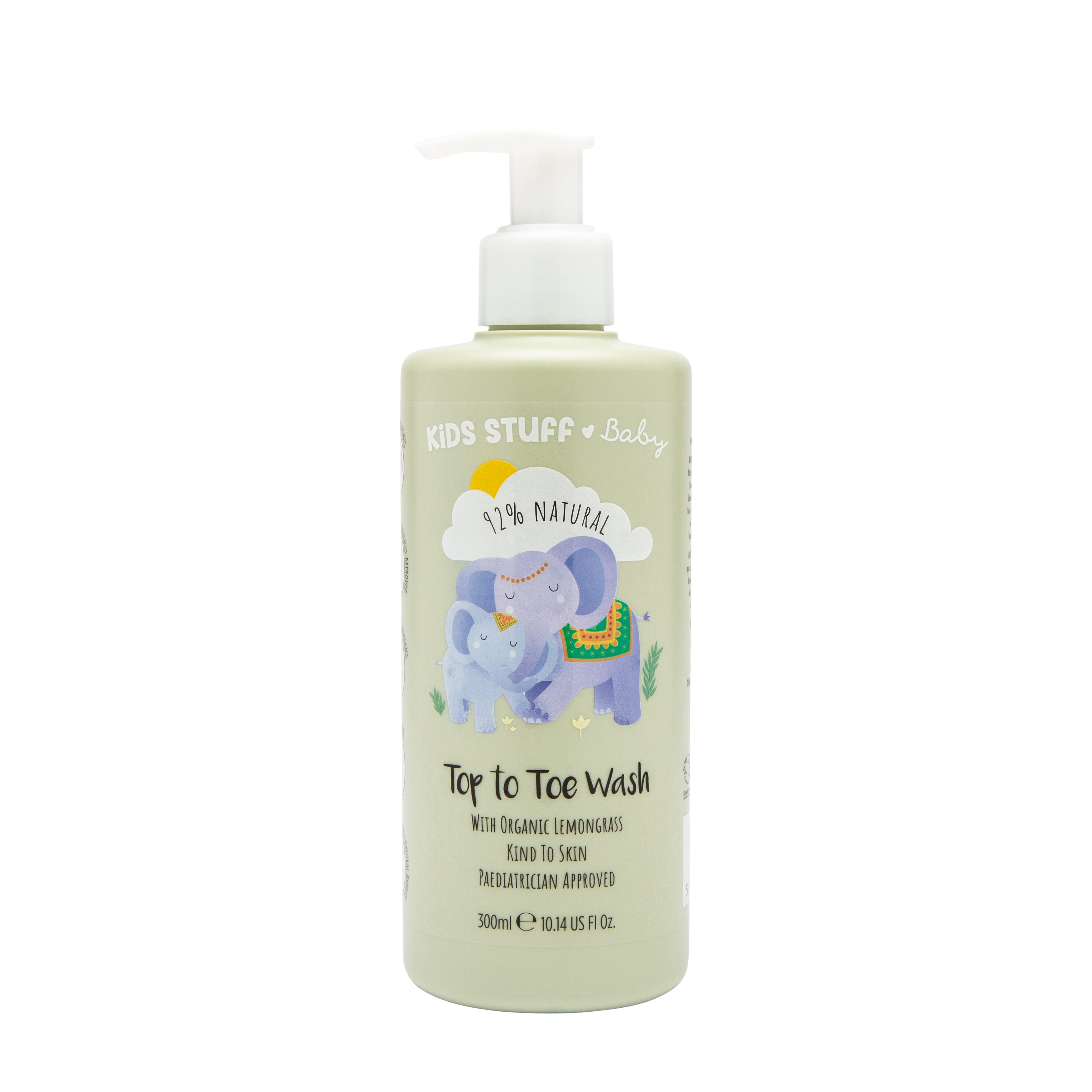 Giraffe & friends organic head clearance to toe baby foam wash